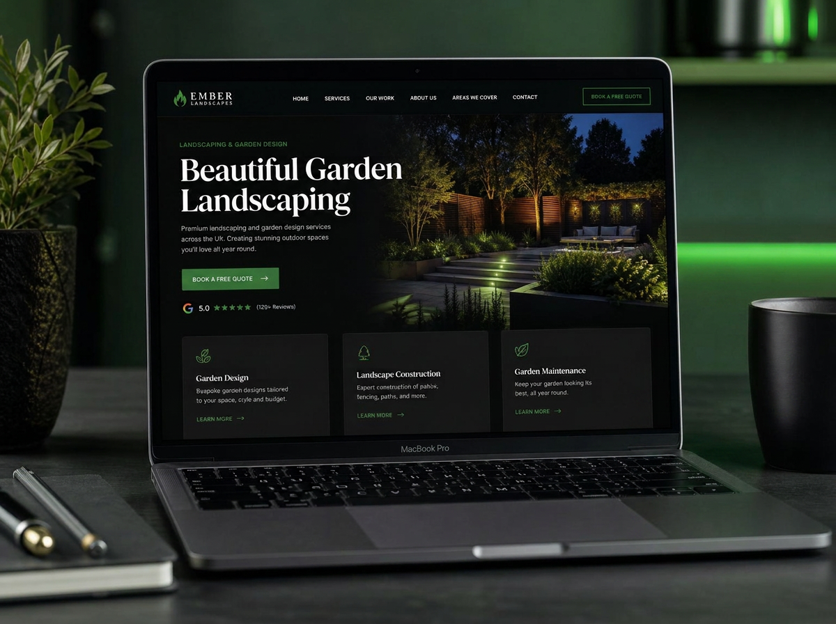 Landscaping Company website redesign